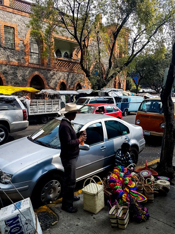 Street Vendor, Coyoacan, Mexico City, Mexico