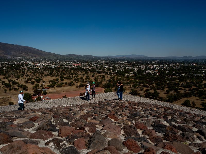 Atop the Pyramid of the Sun, Teotihuacán, Mexico