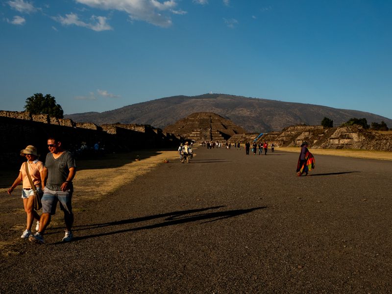 Long Shadows Parting Ways, Teotihuacán, Mexico City, Mexico