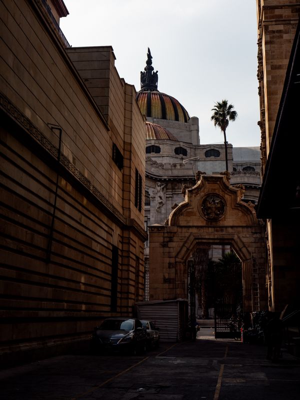 The Road to Bellas Artes, Mexico City, Mexico
