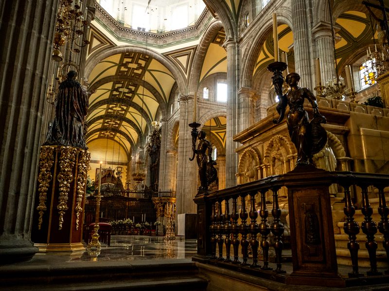 Pillars and Pedestals, Mexico City Metropolitan Cathedral, Mexico