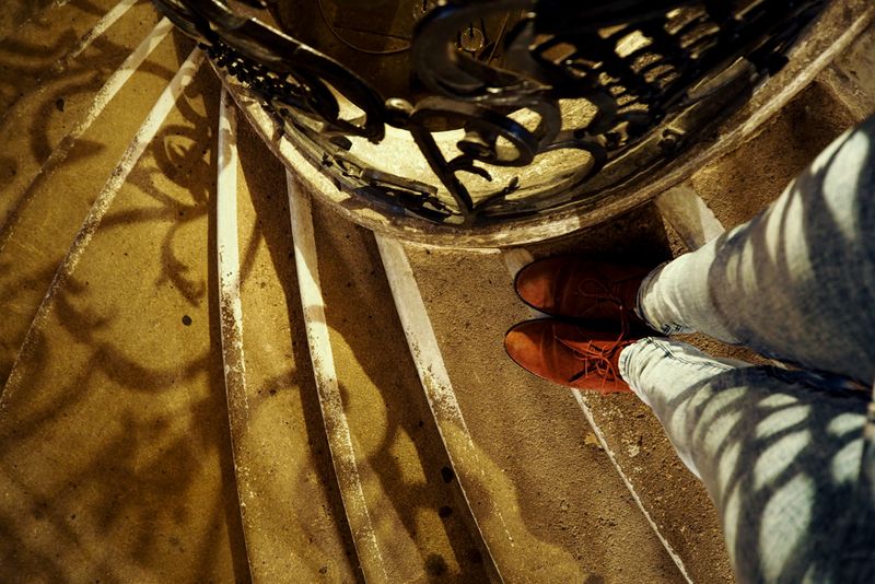 Down the Steps to the Crypt, St George's Basilica, Prague, Czechia,