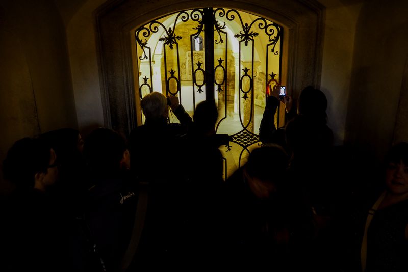 At the Crypt of the Kings and Queens, St George's Basilica, Prague, Czechia