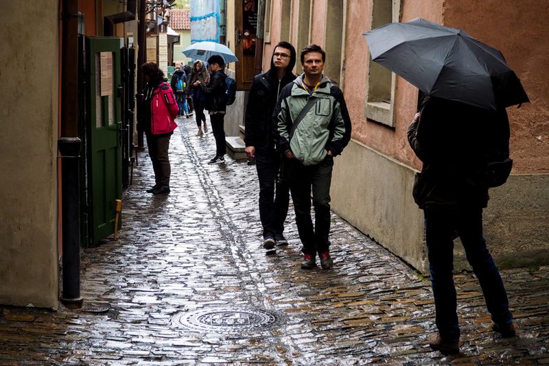 On the Golden Lane of the Castle, Prague, Czechia