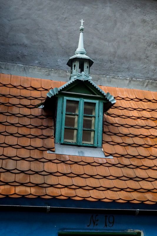 This House Window is a Church, Golden Lane, Prague, Czechia