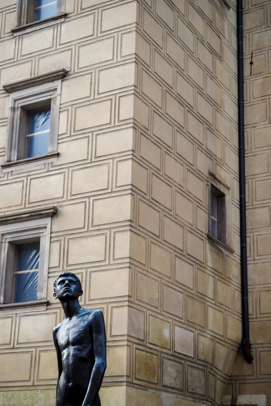 In Prague Castle A Sculpture Called 'Youth', Prague, Czechia
