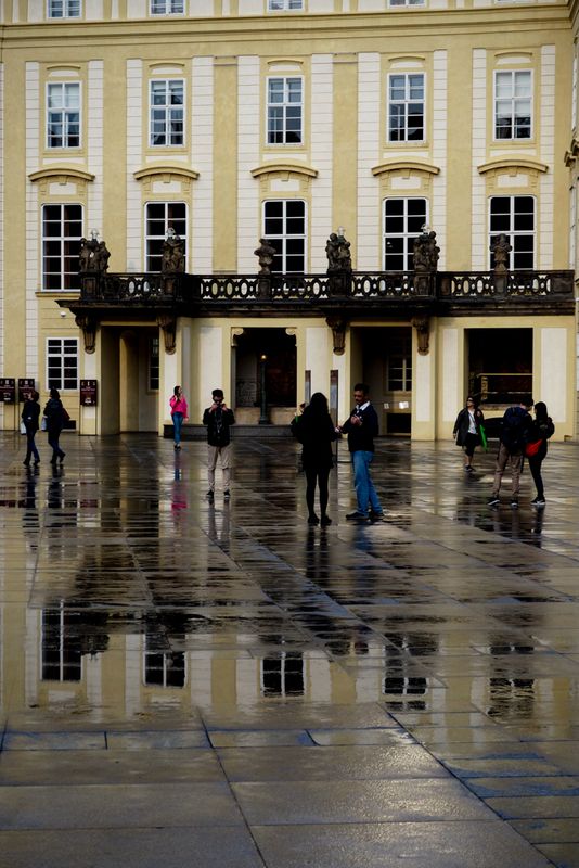 Rainy Reflections, Prague, Czechia