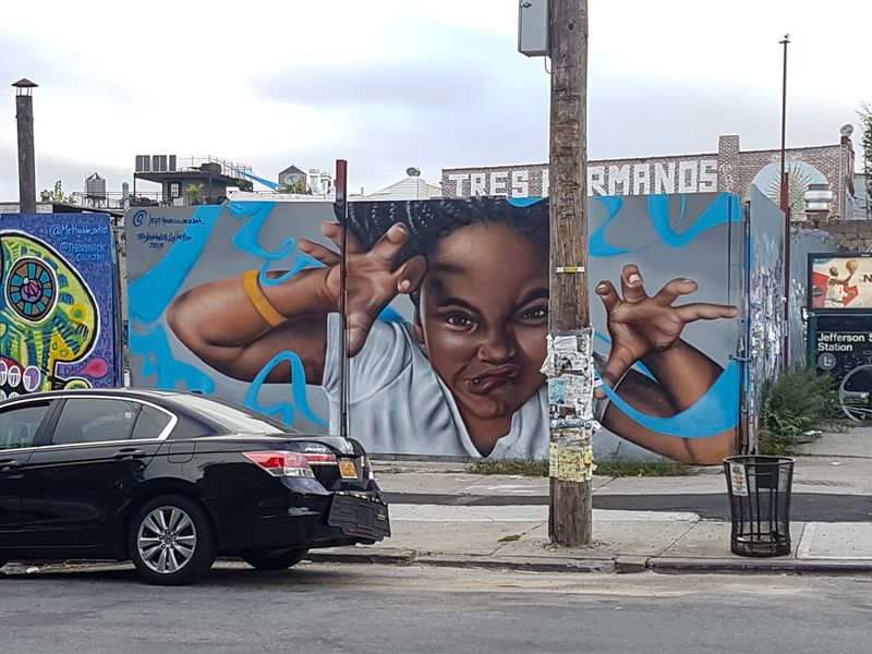 Wall Art in Bushwick, New York City, USA