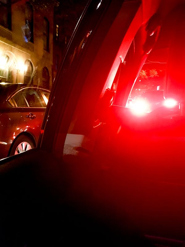 In the Light of a Traffic Jam, Manhattan, New York City, USA