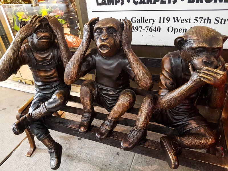 See No Hear No Speak No Evil in New York, New York City, USA