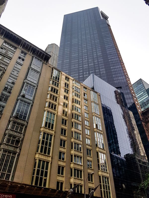 A Long Way Up In Lines and Shapes, New York City, USA