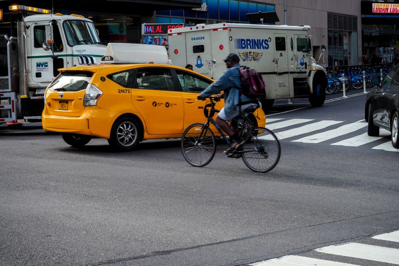 Traffic in Manhattan, New York City, USA