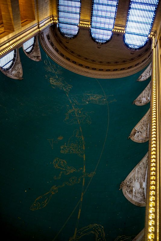 On the Ceiling of Grand Central, New York City, USA