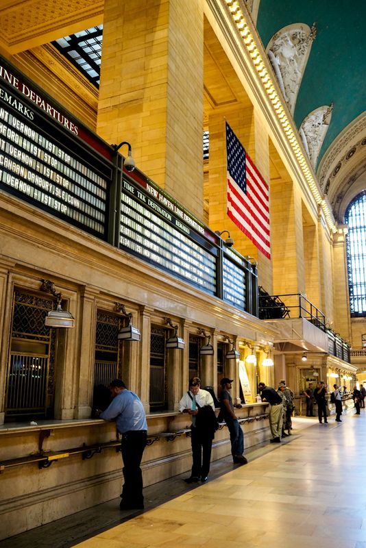 Along the Ticket Windows, Grand Central Station, New York City, USA