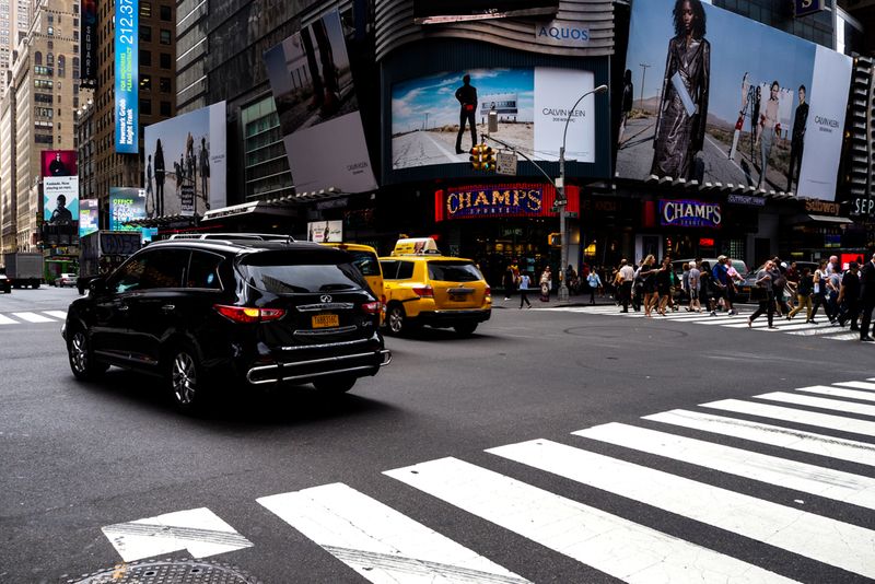 Wide Streets and All The Lanes, New York City, USA