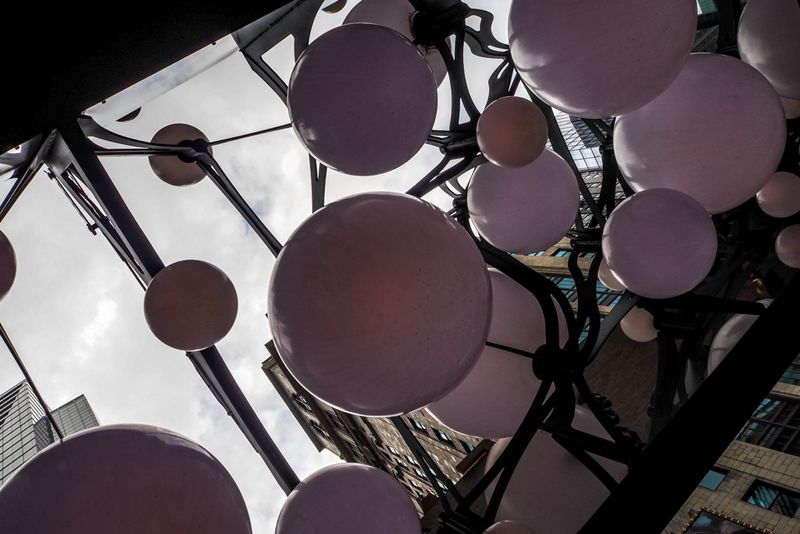 Globes in Grand Central, New York City, USA