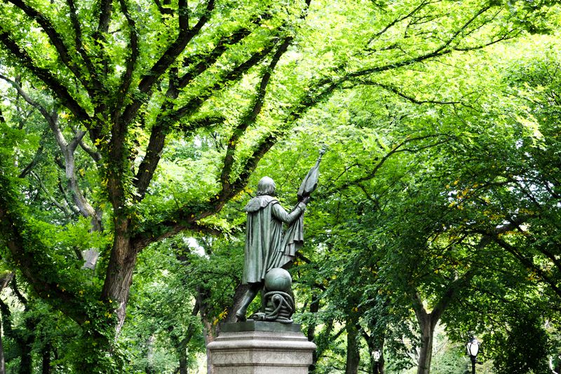 Christopher Columbus Exploring, Central Park, New York City, USA