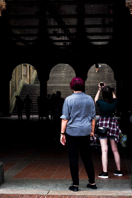 Under Bethesda Terrace, New York City, USA