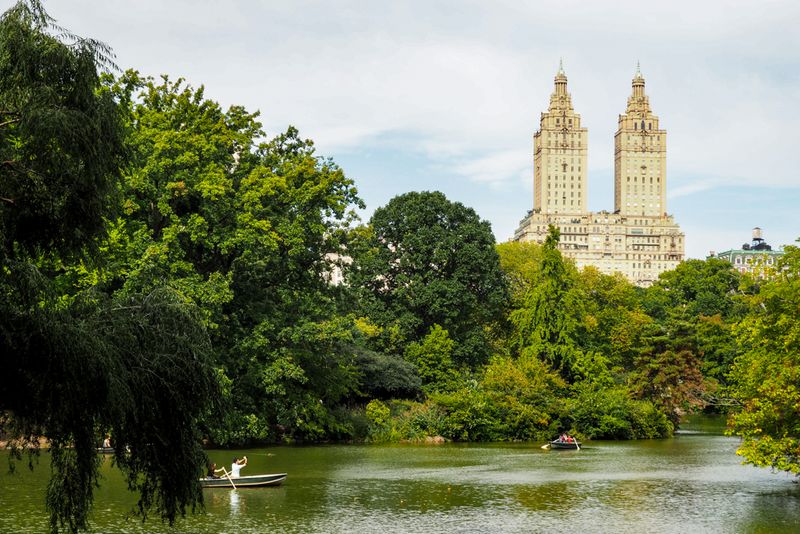 Photographs from the Rowing Boat, Central Park, New York City, USA