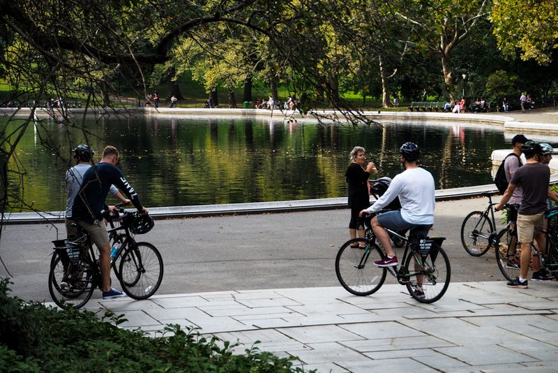 Around the Lake of Central Park, New York City, USA