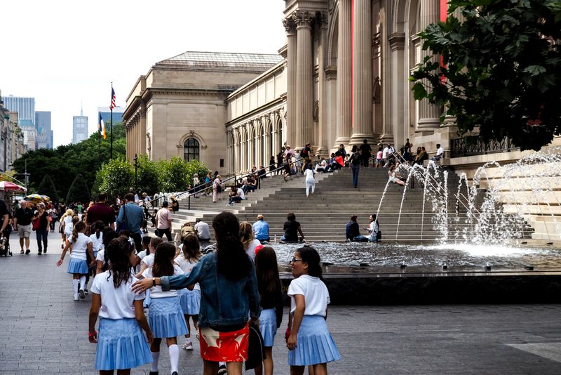 A School Trip by the Met, New York City, USA
