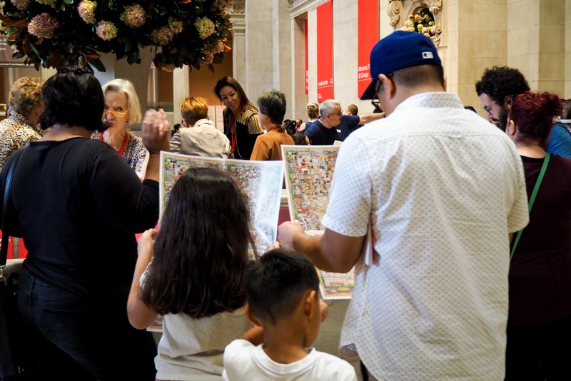 Art Posters in The Met, New York City, USA