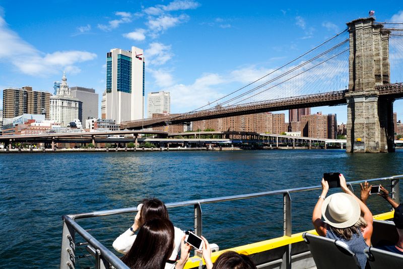 Photographs of Brooklyn Bridge, New York City, USA