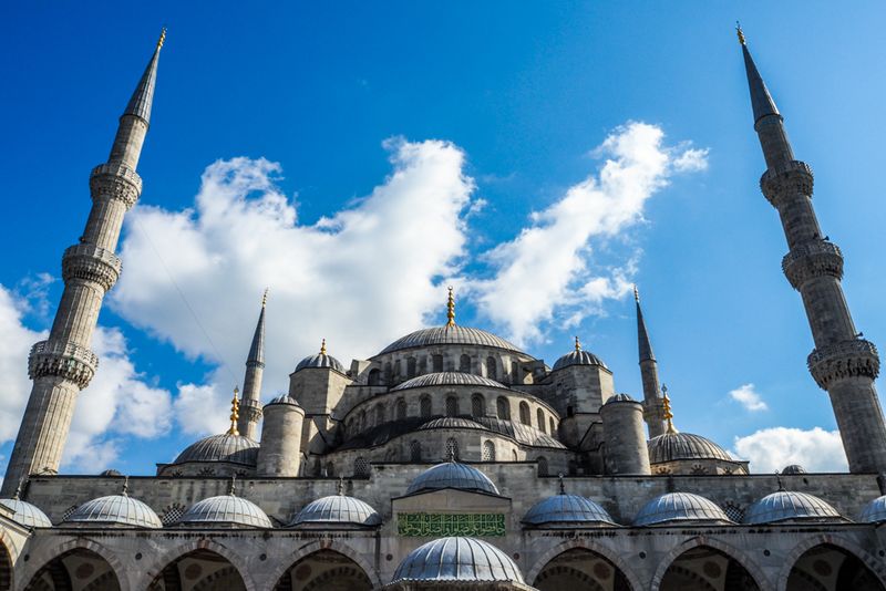 Domes and Minarets Rising, Blue Mosque of Istanbul, Turrkey