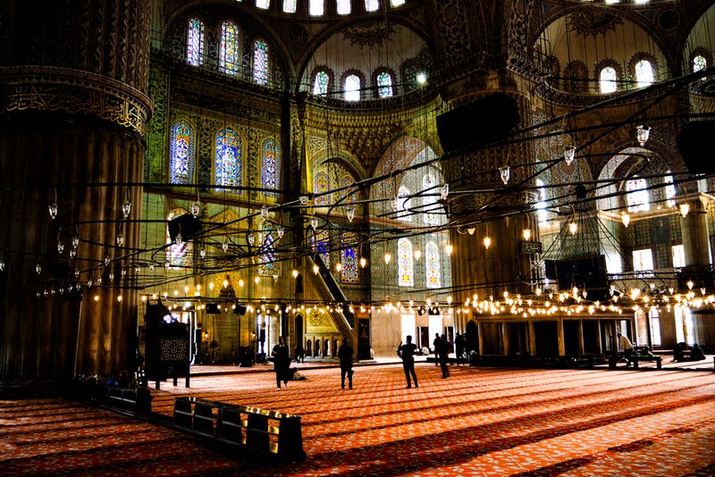 Lights and the Shadows, Blue Mosque, Istanbul, Turkey