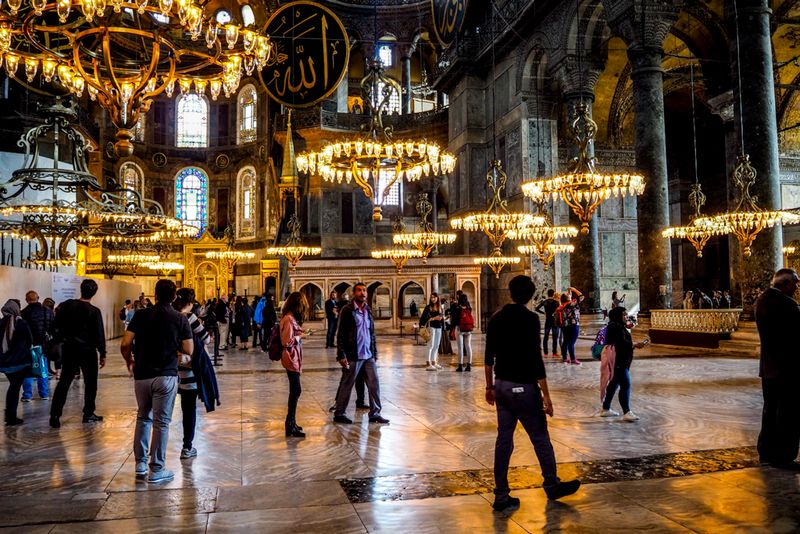 Under The Illumination, Hagia Sophia, Istanbul, Turkey