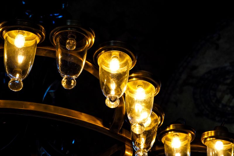 Chandeliers of Divine Light, Hagia Sophia, Istanbul, Turkey