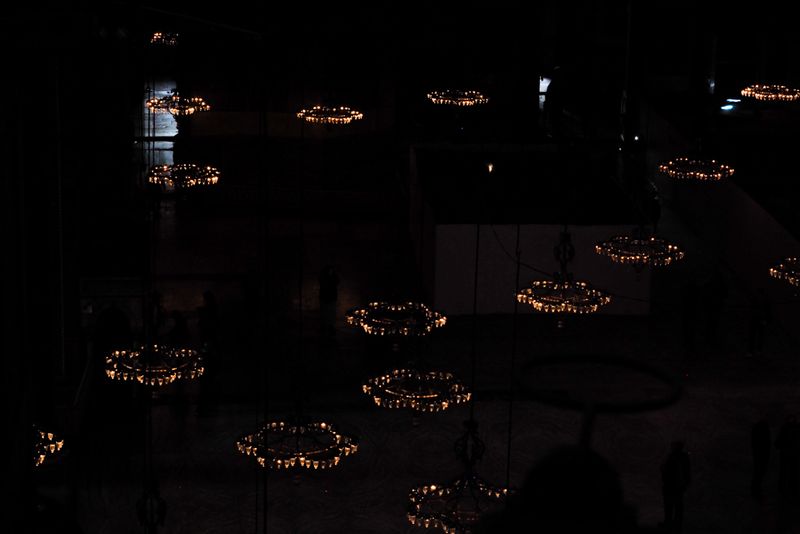 The Candlelight of Hagia Sophia, Istanbul, Turkey