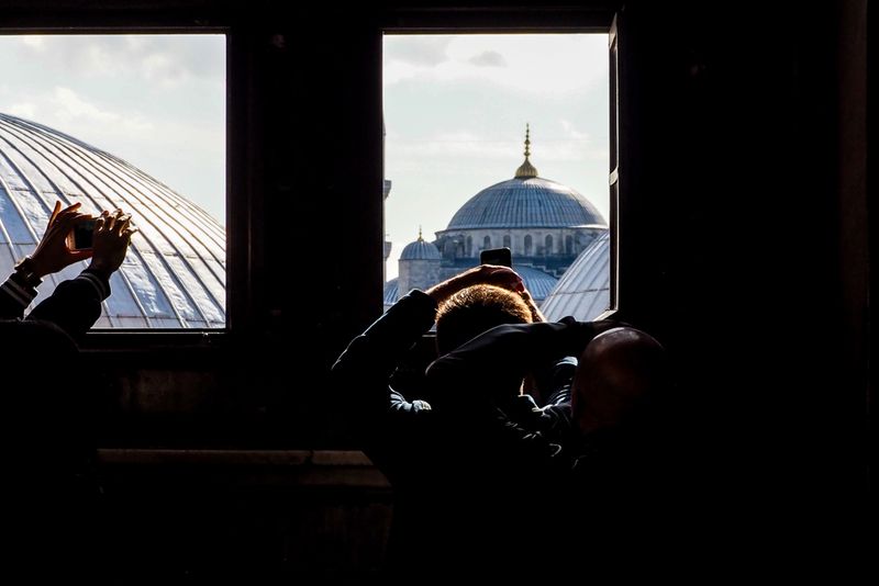 Photos of Domes of the Blue Mosque, Istanbul, Turkey