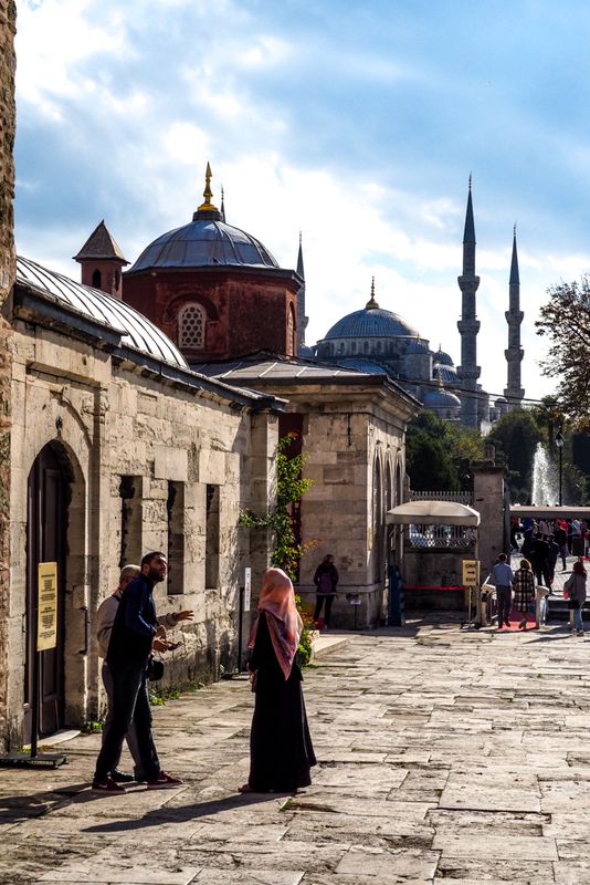 Just Outside Hagia Sophia, Istanbul, Turkey