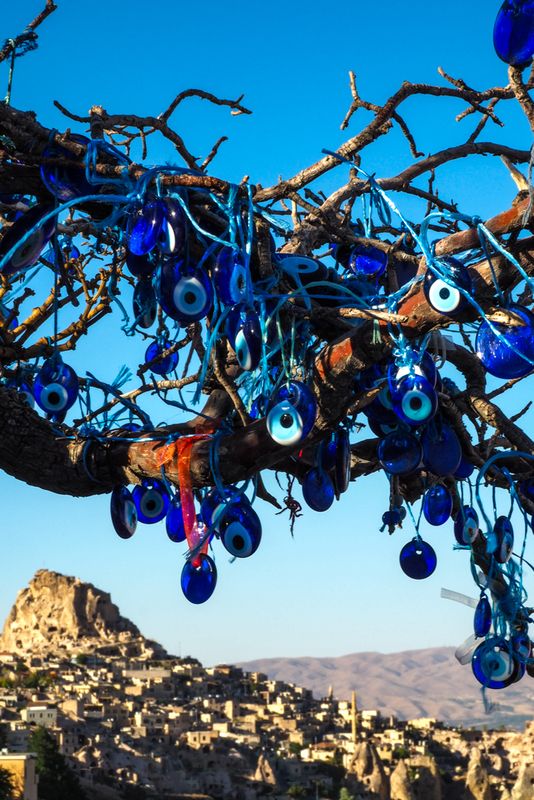 Good Luck From the Evil Eye Tree, Uchisar, Cappadocia, Turkey