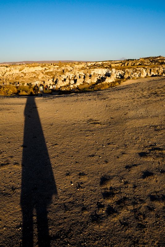 Long Shadow Golden Hour, Goreme, Cappadocia, Turkey