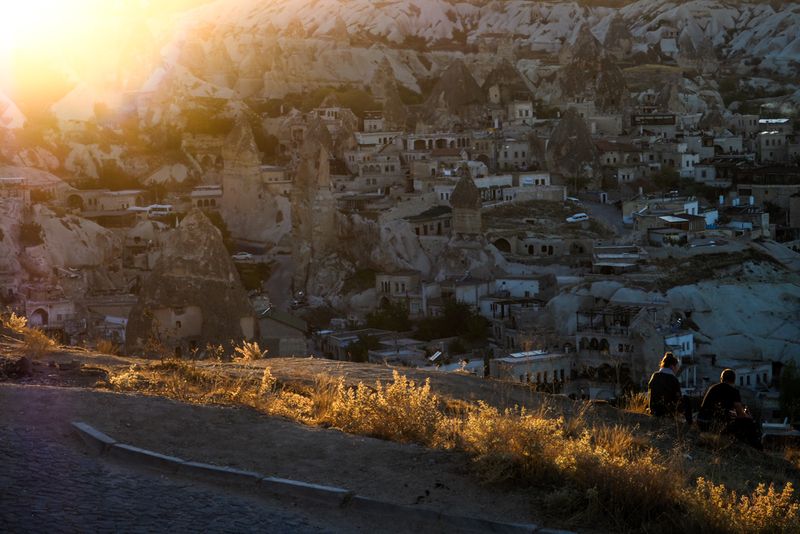 Golden Glow Above Goreme, Cappadocia, Turkey