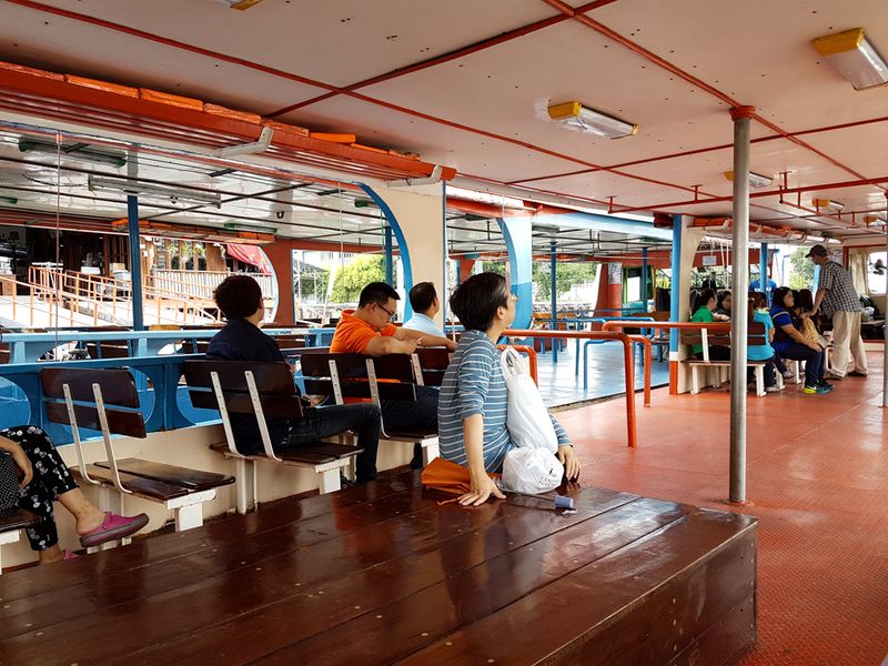 On A Boat Down the Chao Phraya River, Bangkok, Thailand