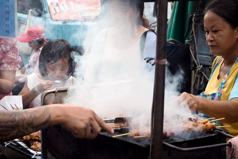 Street Food Smoke, Bangkok, Thailand