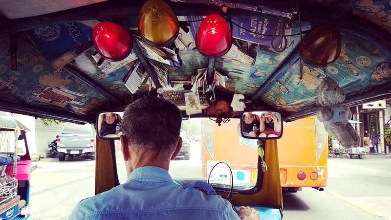 Reflected in the Tuk Tuk, Bangkok