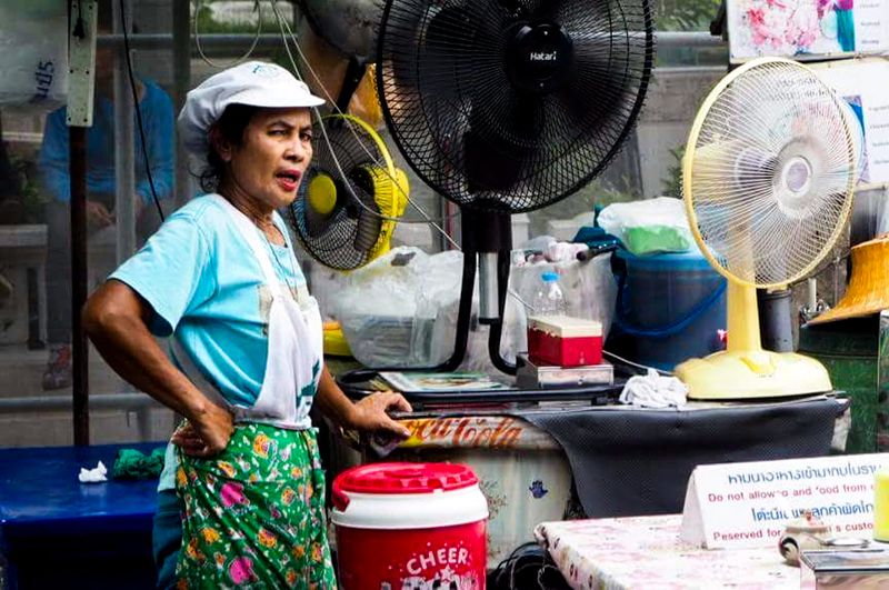 Street Food Seller, Bangkok, Thailand