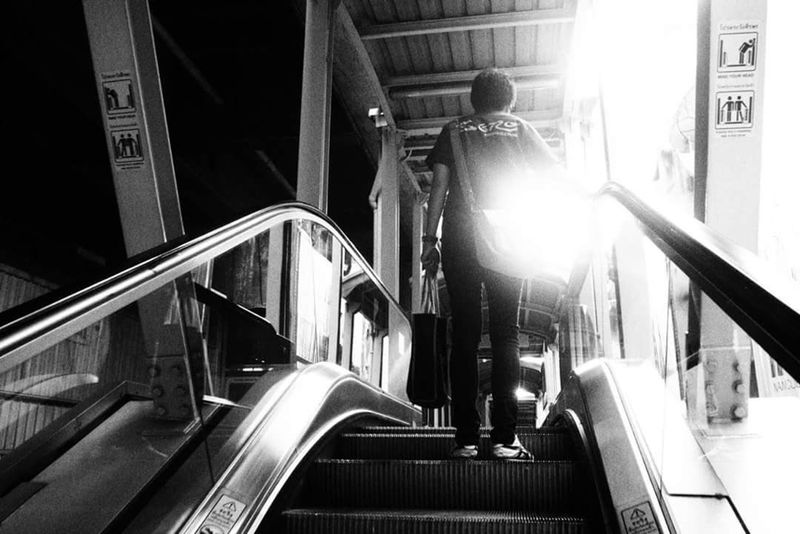 To The Top of the Escalator, Bangkok, Thailand