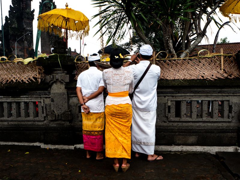 Prayer to Gods on the Other Side, Ubud, Bali, Indonesia