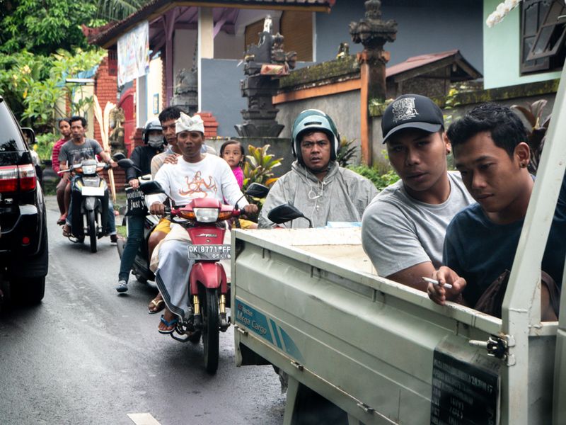Ubud Town Traffic, Bali, Indonesia