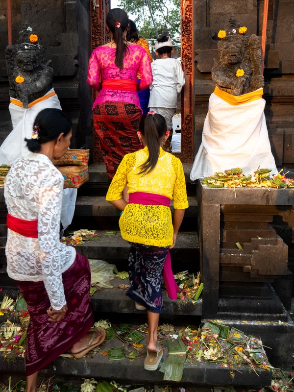 The Colours of the Clothes They Wear, Taman Ujung Palace, Bali, Indonesia