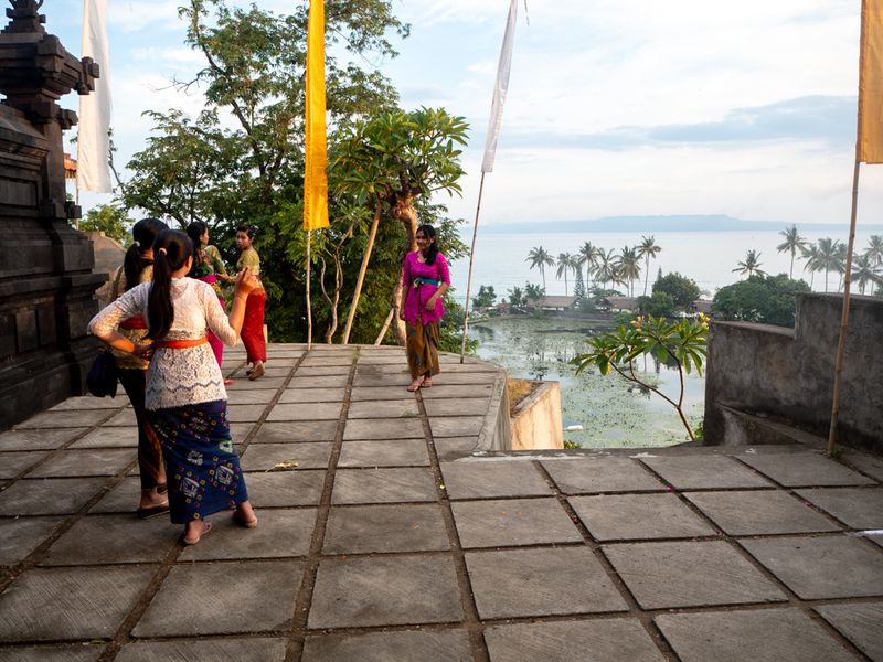 At the Temple Up Above the Sea, Bali, Indonesia
