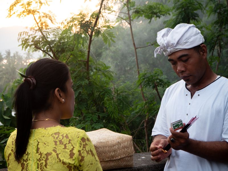 Couple at the Temple, Bali, Indonesia