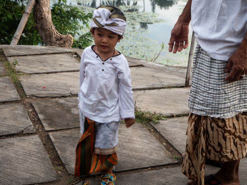 At the Temple Above the Sea, Bali, Indonesia