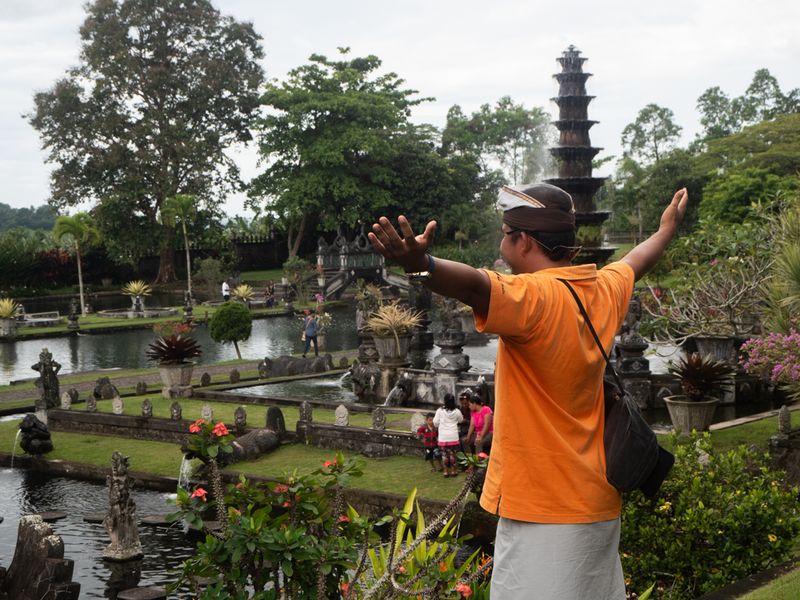 It's the Wonder of Tirta Gangga, Bali, Indonesia