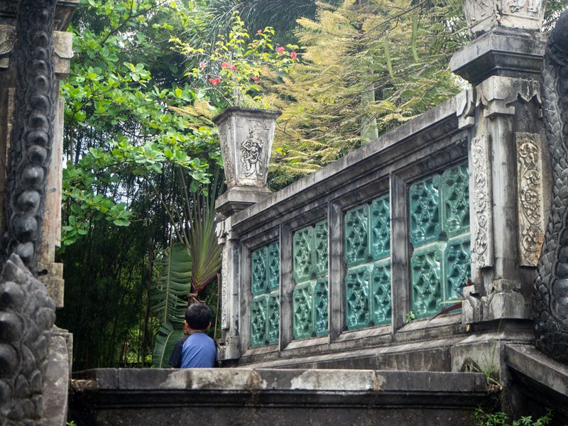 Alone at Tirta Gangga, Bali, Indonesia